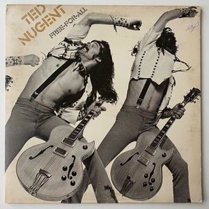 Ted Nugent Free For All LP 1976 Epic Records PE 34121 X698 AL 34121 Stereo EX